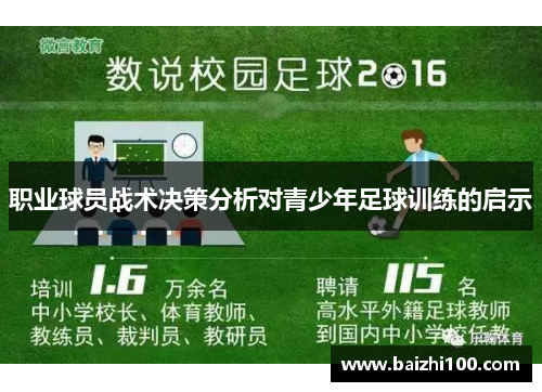 职业球员战术决策分析对青少年足球训练的启示